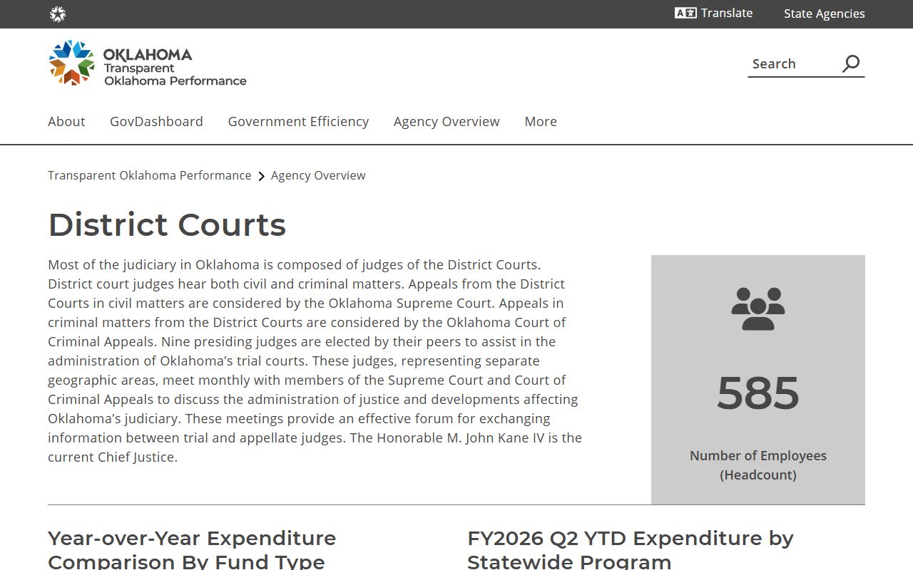 Latimer County court charge records filed in the District Court